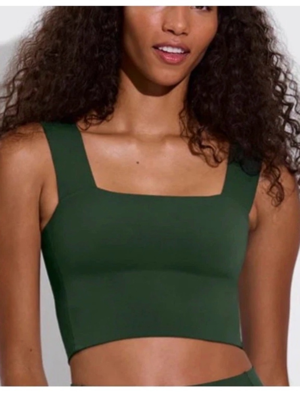 Left On Friday Frame Tank in Palm Green